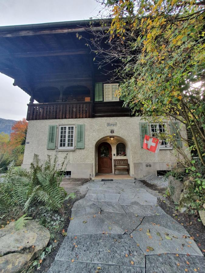 Zentral Gelegene Wohnung Mit Grossem Garten Interlaken Eksteriør billede
